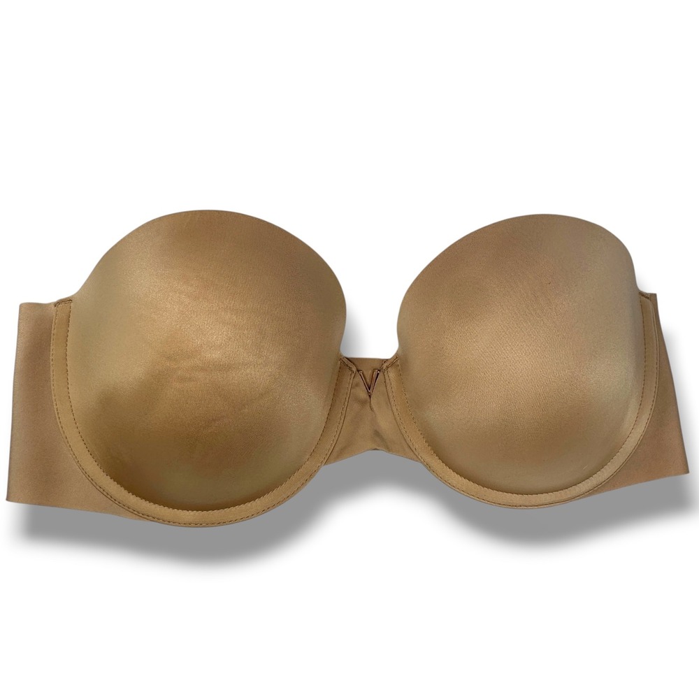 Victorias Secret Multi Way Strapless Bra Nude Underwire 36C Lingerie No Straps